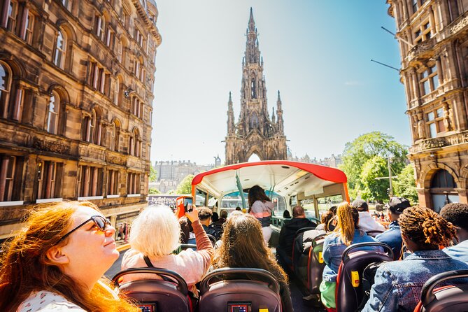 Big Bus Edinburgh Hop-On Hop-Off City and Britannia Bus Tour - The city route links Old Town landmarks