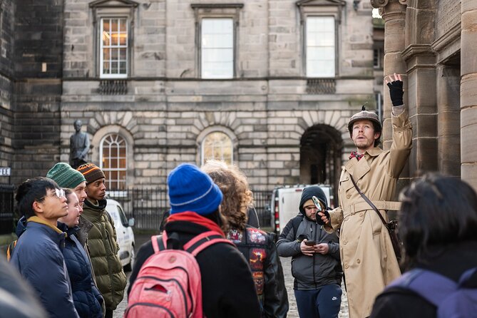 Edinburgh Historical Gems Tour with Whisky & Local Flavours - Finish at Holyrood Palace, with the gates as your endpoint