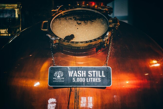 Edinburgh: Holyrood Distillery 'Journey to Whisky' Tour & Tasting - Inside the distillery, production comes first
