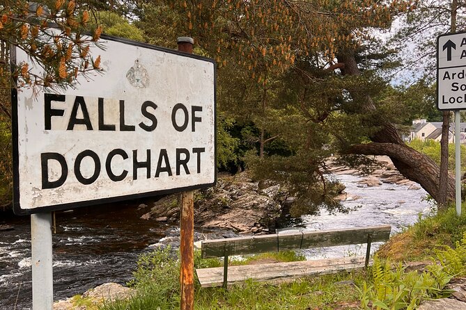 Scottish Highlands, Castles, Glencoe Day Trip from Edinburgh - Highland cows and the Falls of Dochart