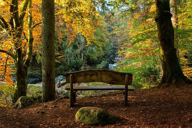 Stirling, Highlands & Distillery in Spanish - Falls of Dochart: the longest lunch break