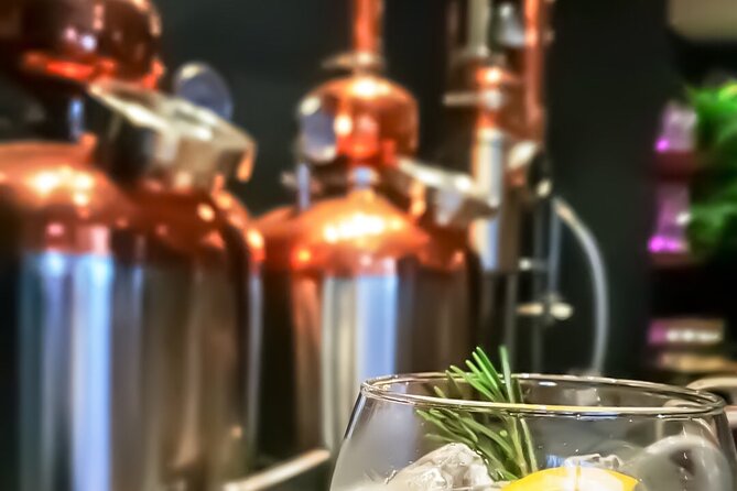 Visit a Working South Loch Gin Distillery - A gin bar with a working distillery below
