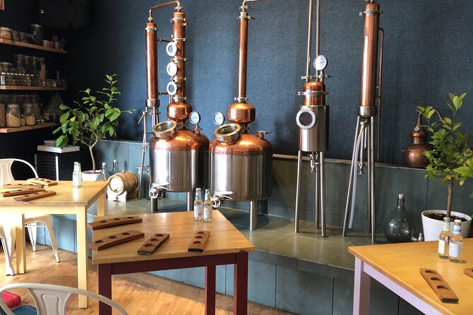 Visit a Working South Loch Gin Distillery - Three South Loch samples, with mixers